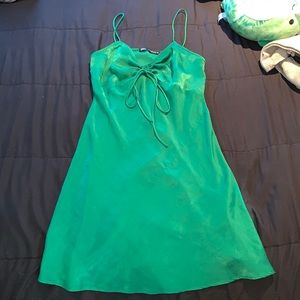 never worn Zara satin flowy dress